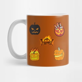 Scary Pumpkins Stickers pack Mug